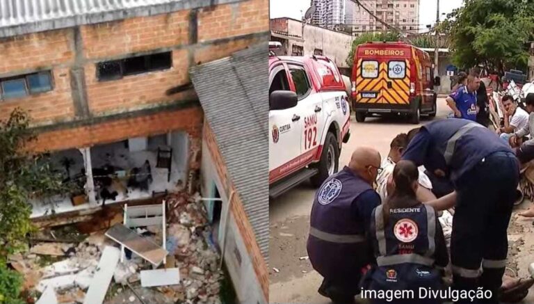 Explosão de botijão de gás deixa idoso gravemente ferido e causa destruição em Curitiba Explosão de botijão de gás deixa idoso gravemente ferido e causa destruição em Curitiba