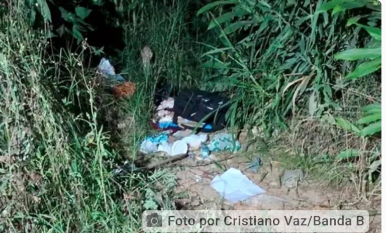 Catadores encontram corpo de bebê em mochila na Região Metropolitana de Curitiba