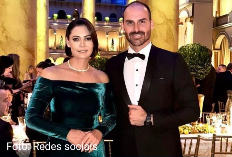 Michele e Eduardo Bolsonaro Ficam Fora da Rotunda do Capitólio Durante posse de Trump