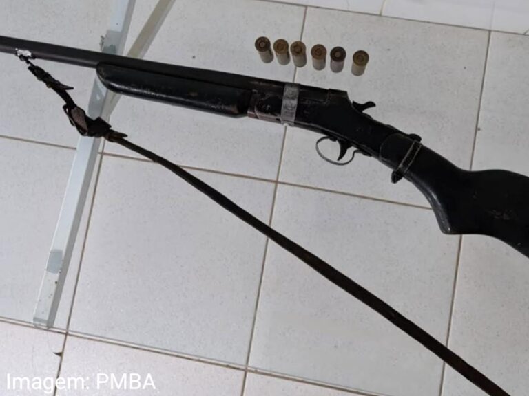 PMBA apreende arma de fogo em Curaçá e reforça segurança na região PMBA