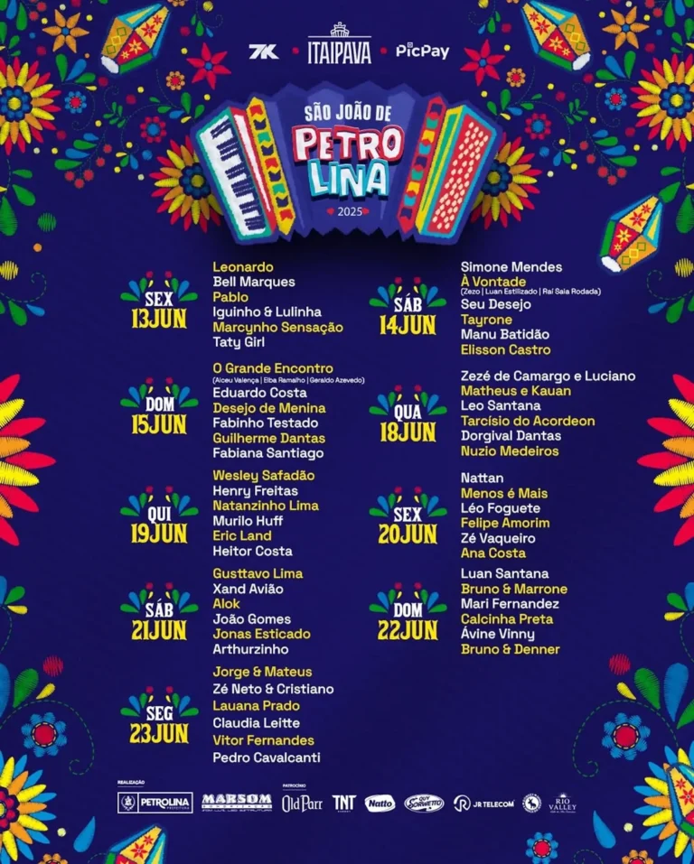 O melhor São João do Brasil te espera em Petrolina O melhor São João do Brasil te espera em Petrolina